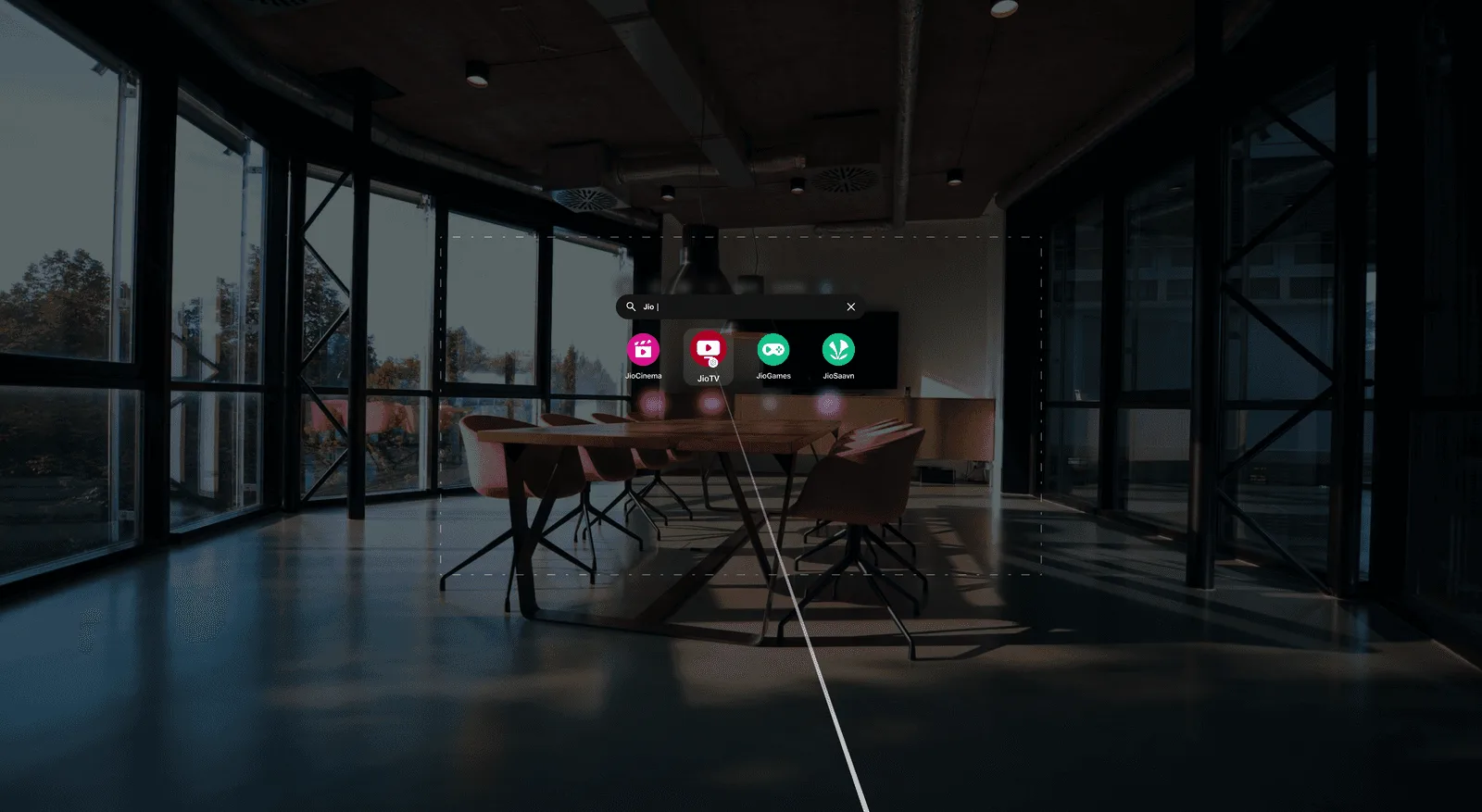 A compact dock of app icons